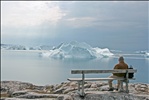 Old man and ice - Ilulissat